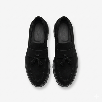 Filo Chunky Tassle Loafer Black