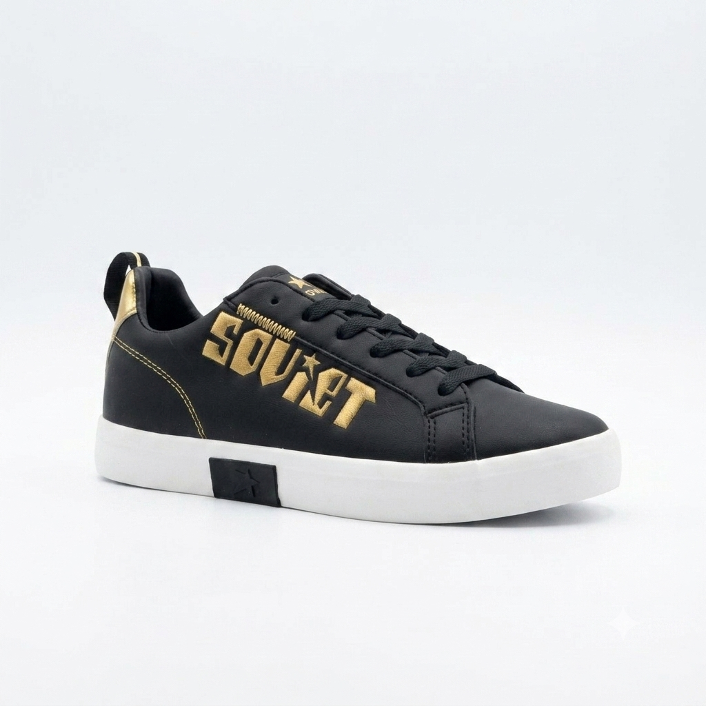Soviet Ladies Hollywood Sneaker Black