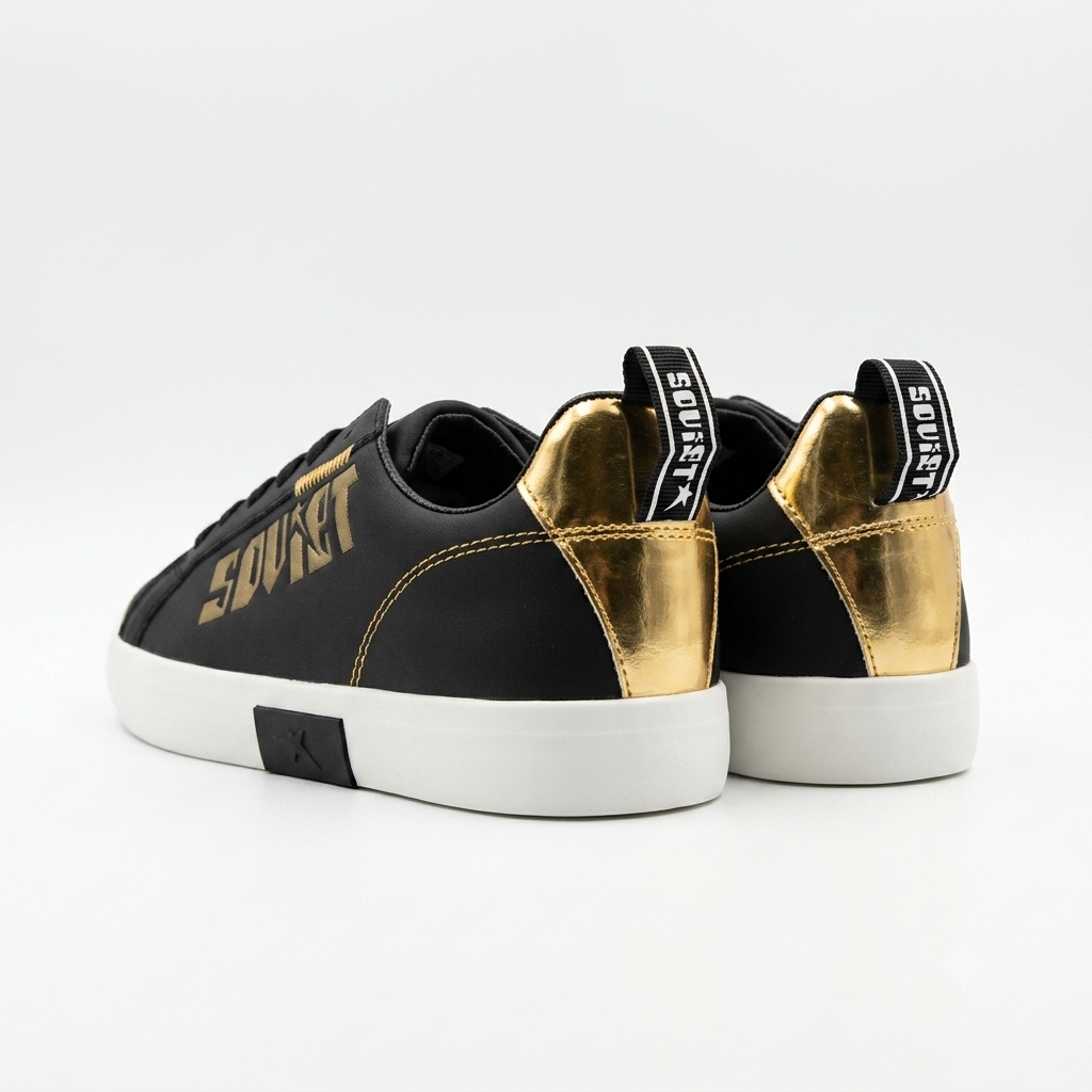 Soviet Ladies Hollywood Sneaker Black