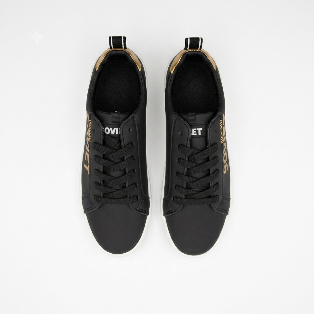 Soviet Ladies Hollywood Sneaker Black