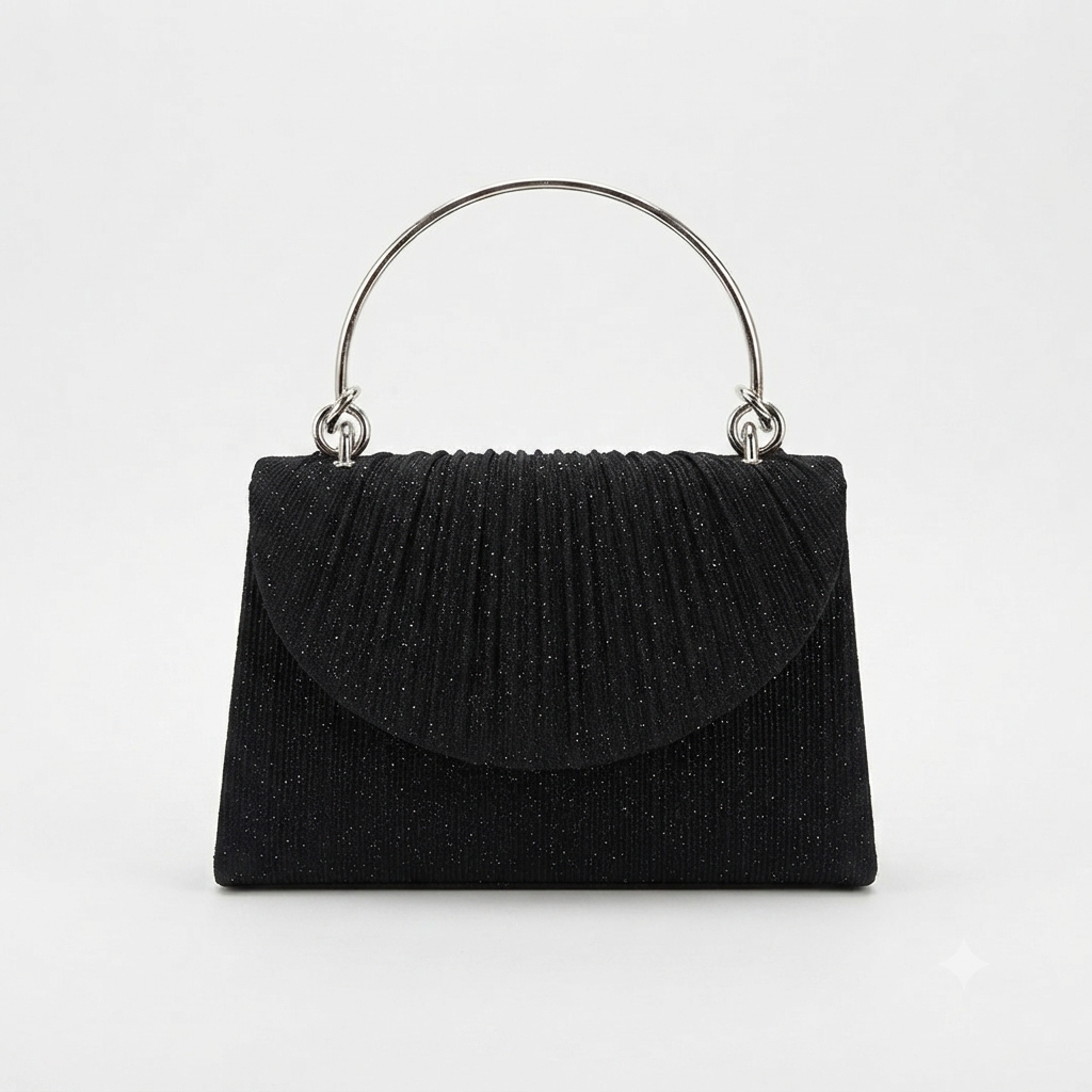 Evening Bag Hand Clutch Black