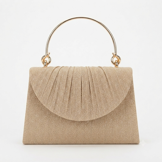 Evening Bag Hand Clutch Rosegold