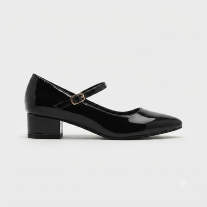 Urban Zone Patent Strap Black