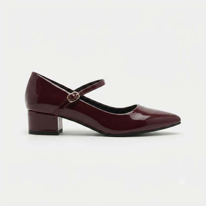 Urban Zone Patent Strap Burgundy