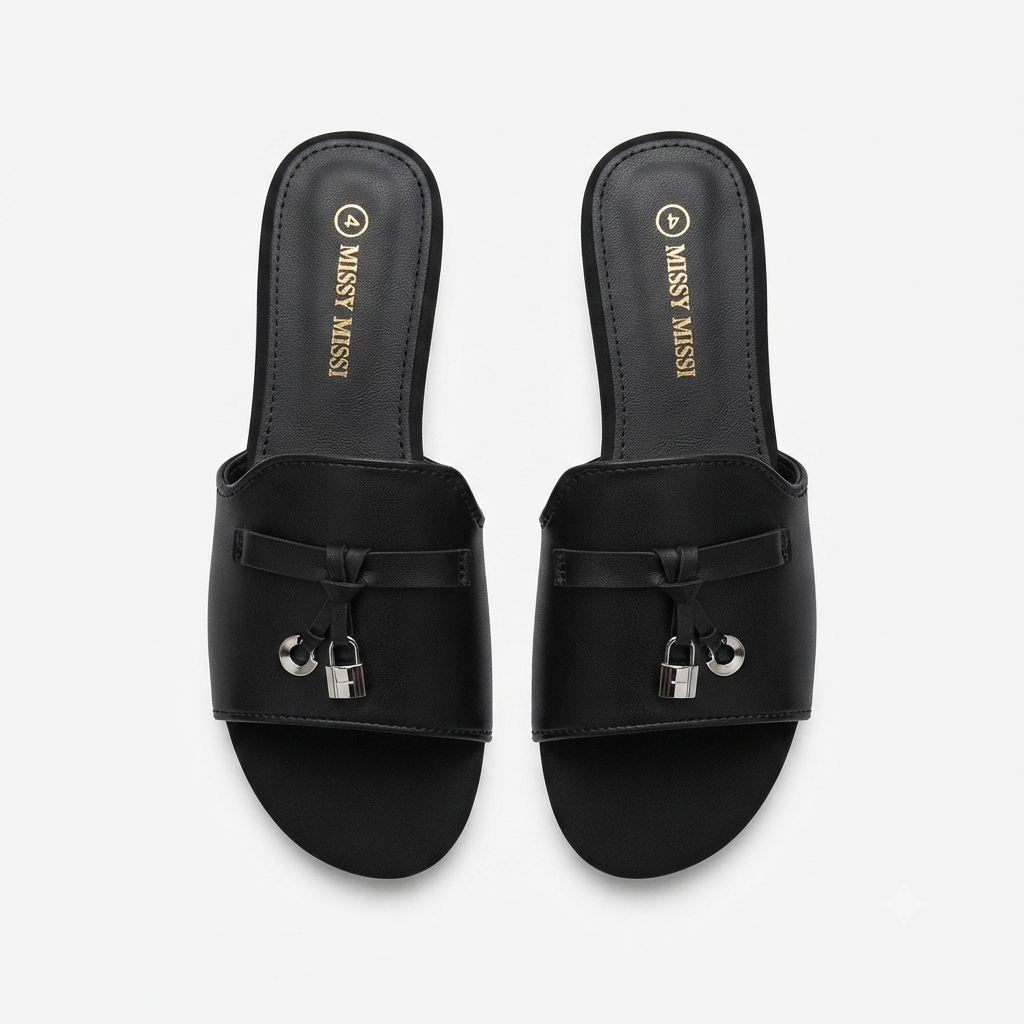 Missi Missi Sofia Mule Black