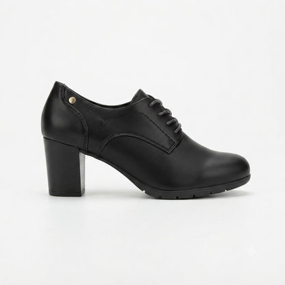 Foot Flex Lacey Heel Black