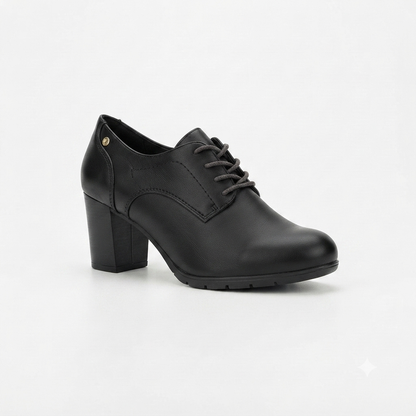 Foot Flex Lacey Heel Black