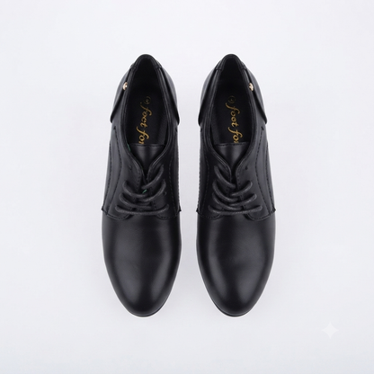 Foot Flex Lacey Heel Black