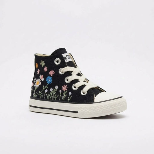 Soviet Kids Viper Floral Sneaker Black