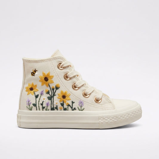 Soviet Kids Viper Floral Sneaker Beige