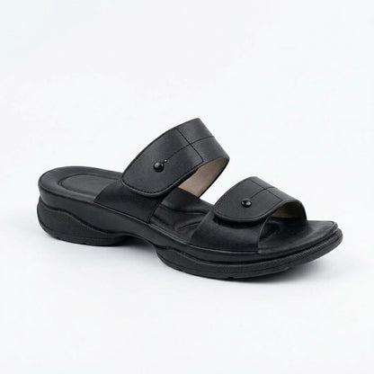Why Double Strap Comfort Sandal Black
