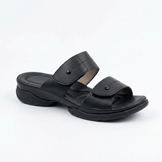 Why Double Strap Comfort Sandal Black