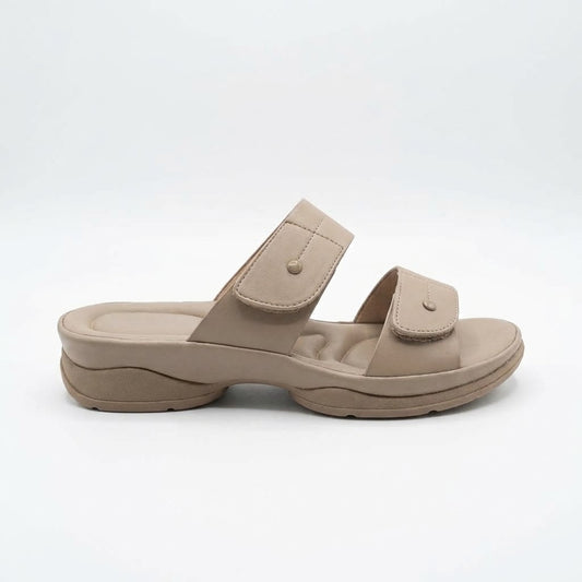 Why Double Strap Comfort Sandal Beige