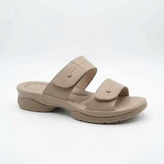 Why Double Strap Comfort Sandal Beige