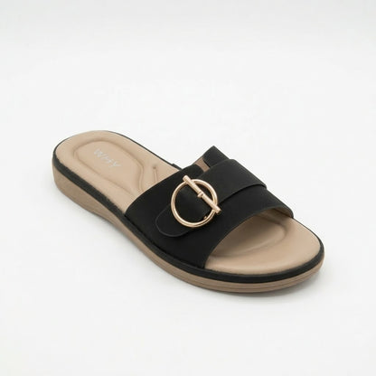 Why Comfort Ring Buckle Slide Black