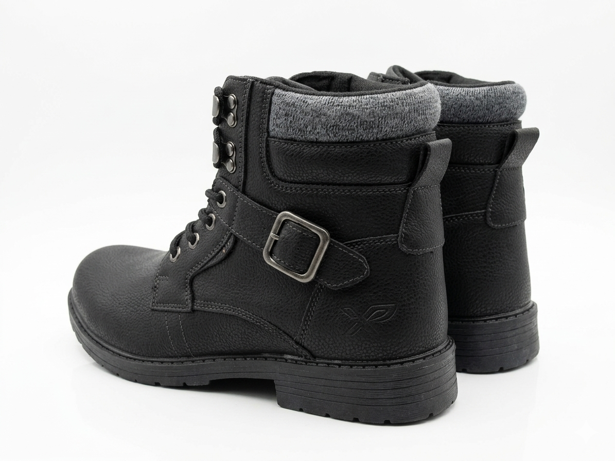 Why Mens Biker Boot Black