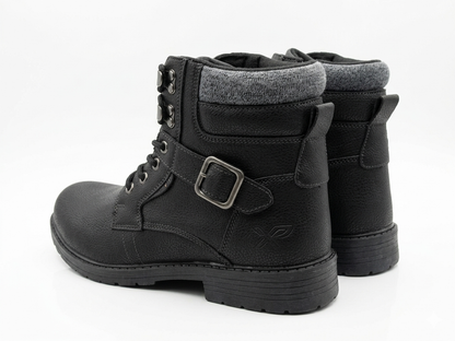 Why Mens Biker Boot Black