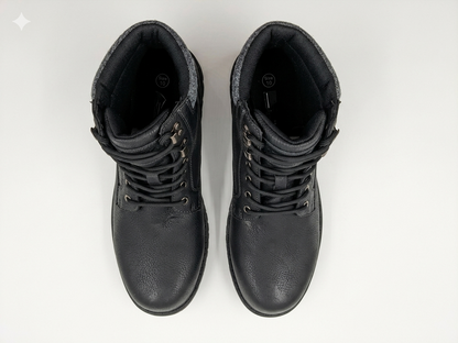 Why Mens Biker Boot Black