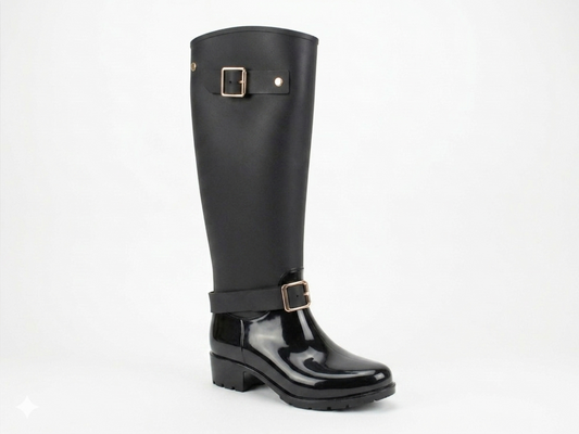 Miss Black Cloudy Gum Boot Black