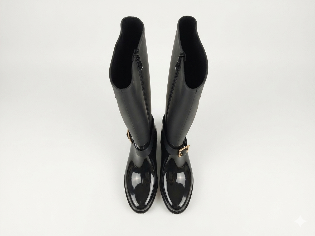 Miss Black Cloudy Gum Boot Black