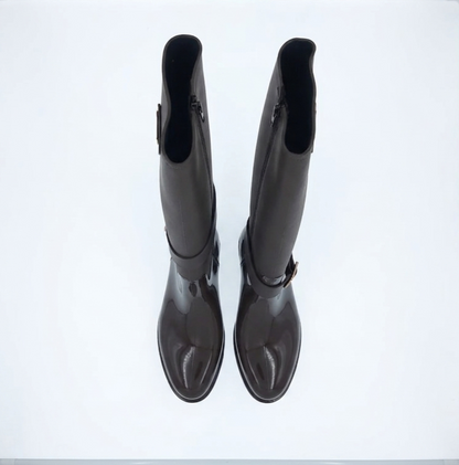 Miss Black Cloudy Gum Boot Brown