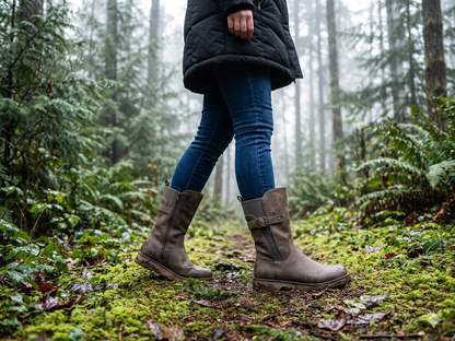 Why Wedge Short Zip Boot Taupe