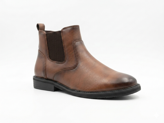 Tilliano Mens Slip On Boot Brown