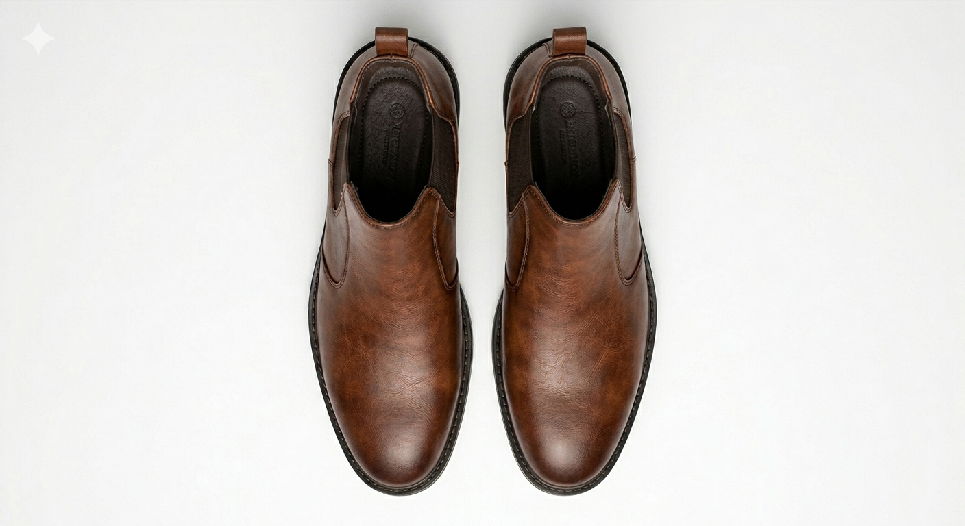 Tilliano Mens Slip On Boot Brown