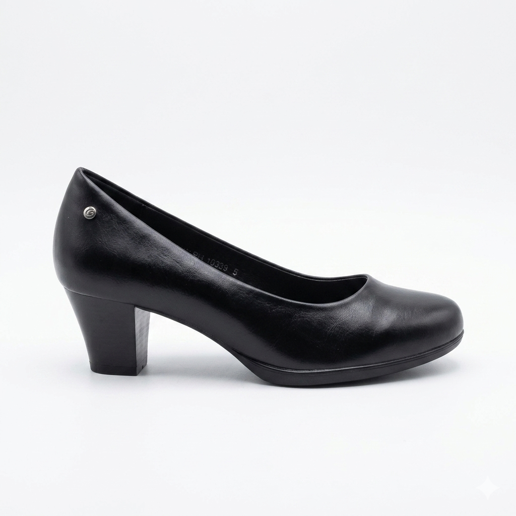 Pierre Cardin Coara Heel Black