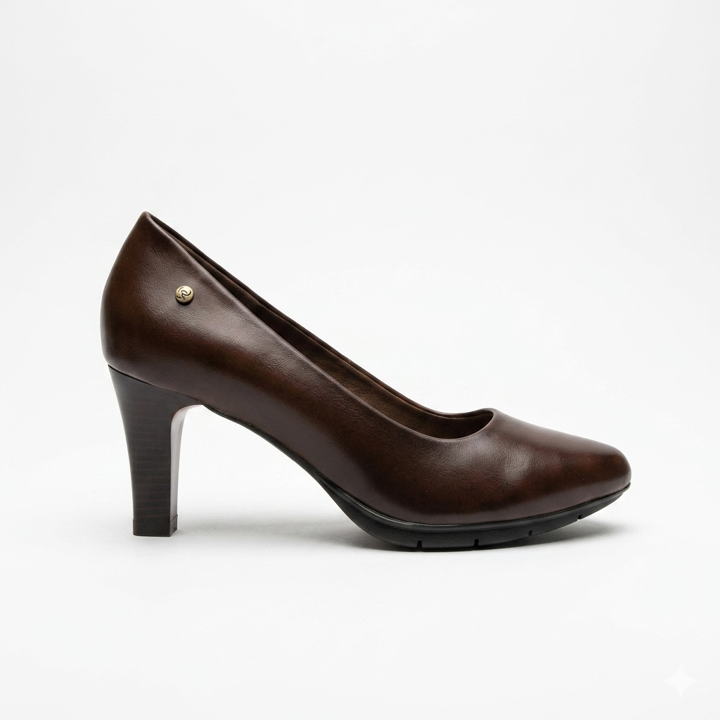Pierre Cardin Elodie Heel Brown