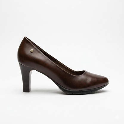 Pierre Cardin Elodie Heel Brown