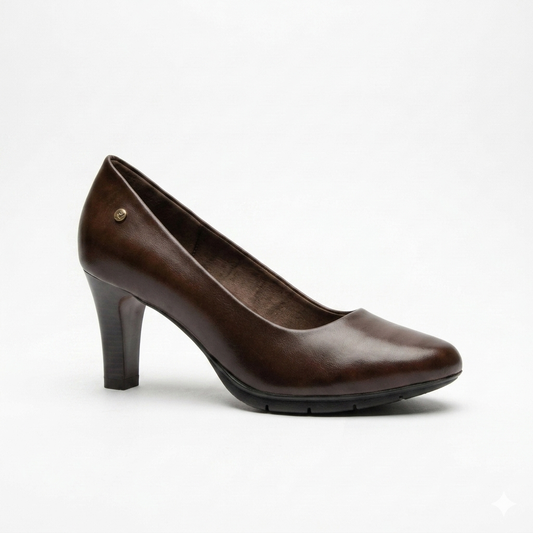 Pierre Cardin Elodie Heel Brown
