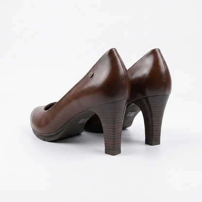 Pierre Cardin Elodie Heel Brown