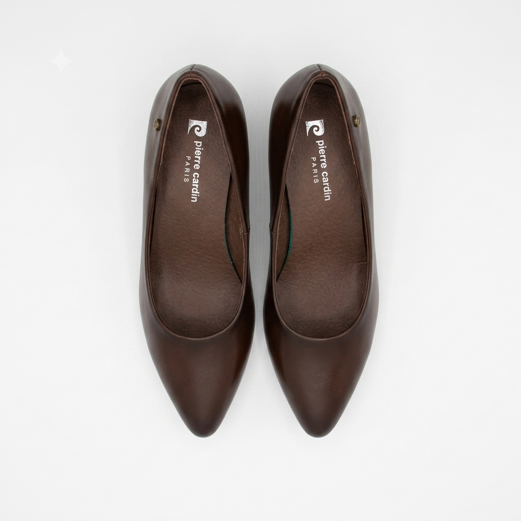 Pierre Cardin Elodie Heel Brown