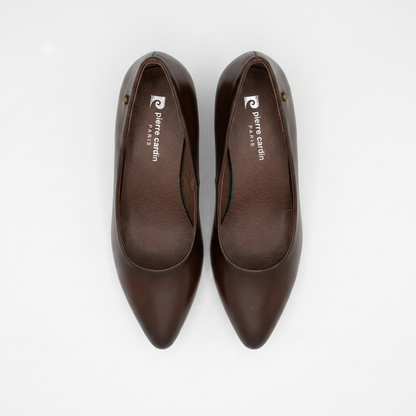 Pierre Cardin Elodie Heel Brown