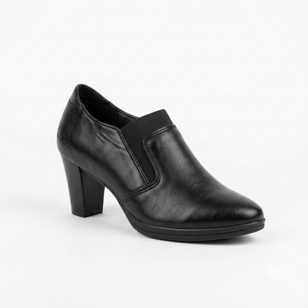 Pierre Cardin Lacey Heel Black