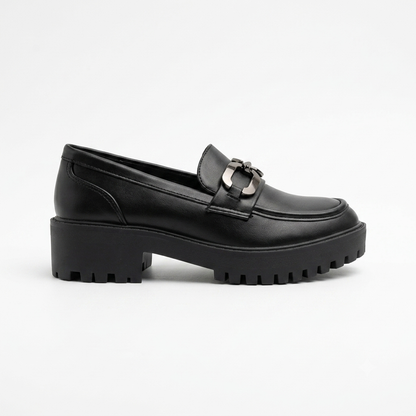 Missi Missi Chunky Loafer Chain Black