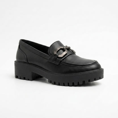 Missi Missi Chunky Loafer Chain Black