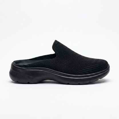 Foot Flex Open Back Slip On Black