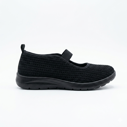 Foot Flex Flexy Weave Pump Black