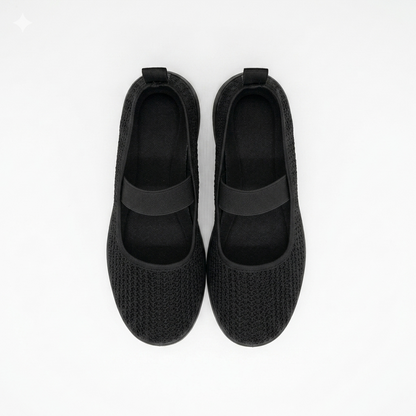 Foot Flex Flexy Weave Pump Black