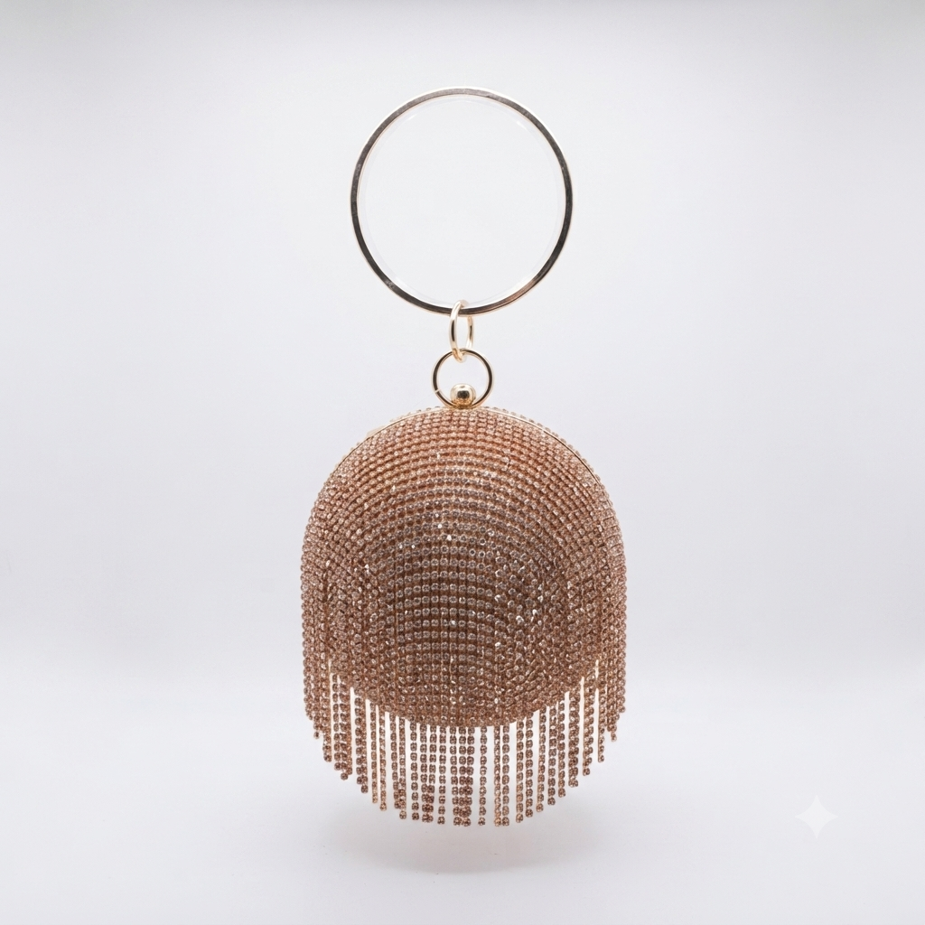 Evening Ball Diamante Champagne