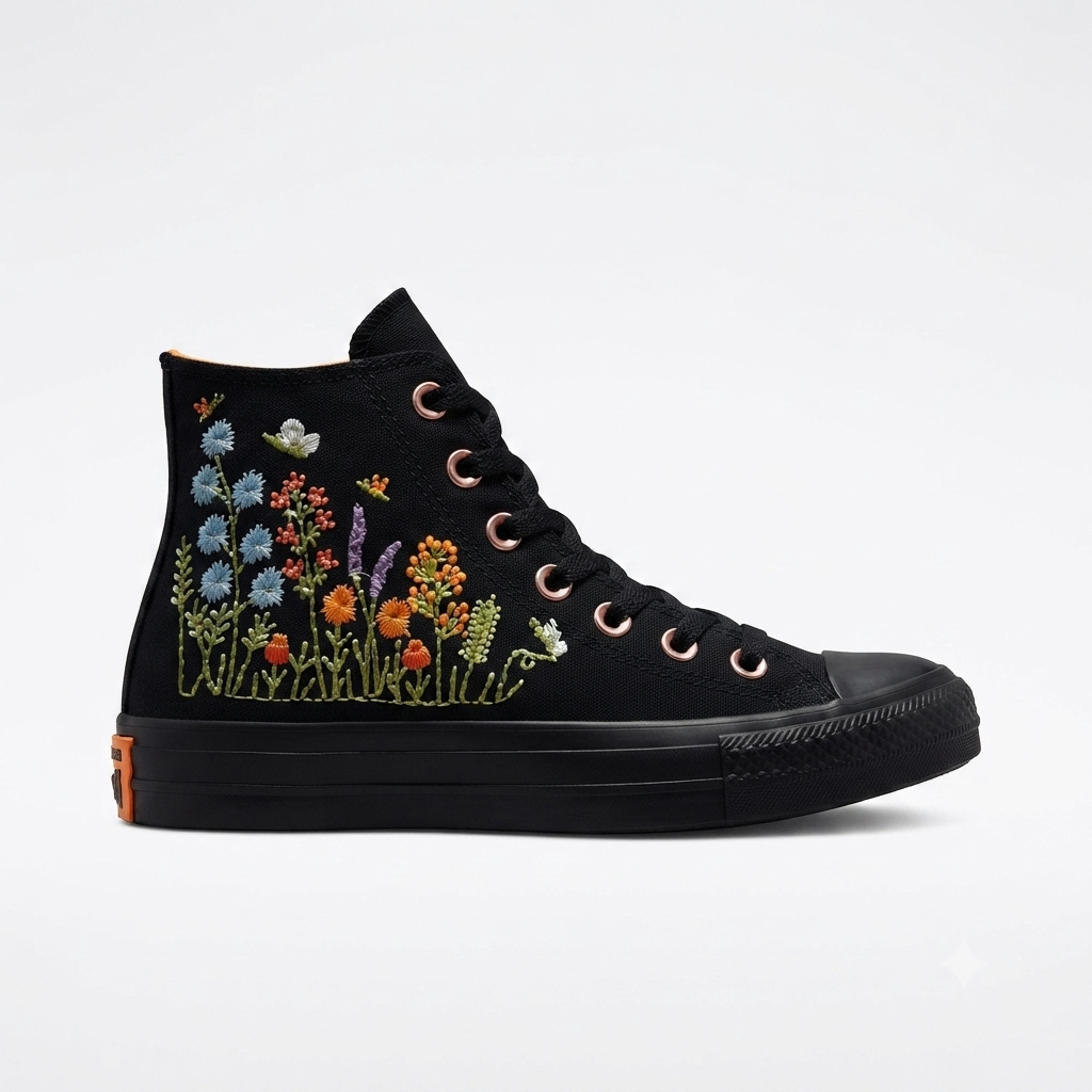 Soviet Viper Floral Black