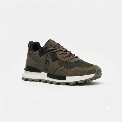 K*7 Mens Coal Sneaker Olive