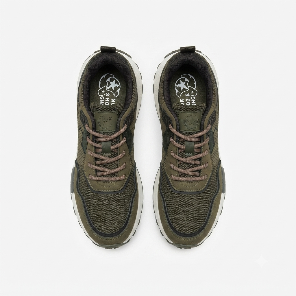K*7 Mens Coal Sneaker Olive