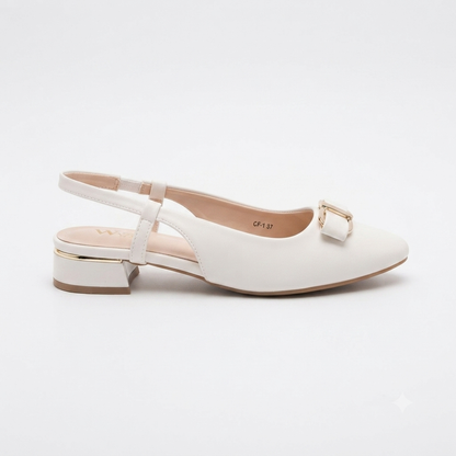 Why Zara Pump Off White