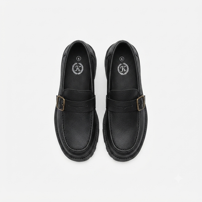 Klevas Youths Monk Buckle Strap Black