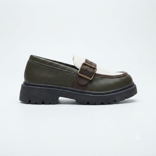 Klevas Kids Monk Strap Olive