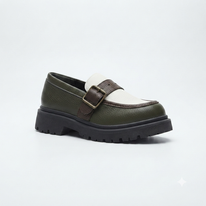 Klevas Kids Monk Strap Olive