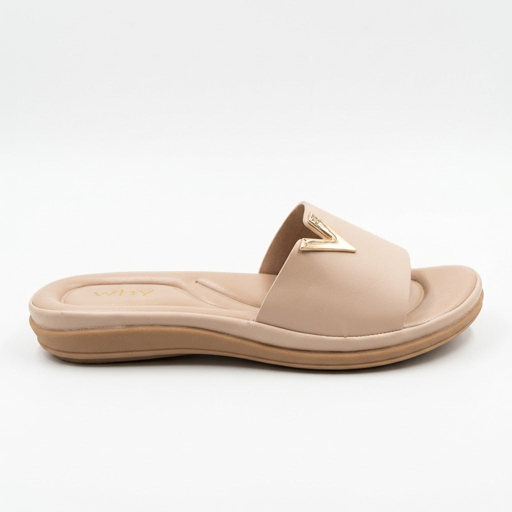 Why Comfort V slide Beige